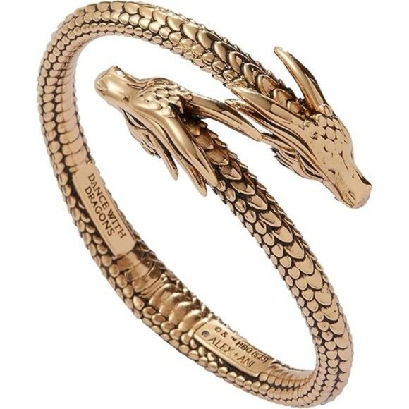 Expandable Charm Bracelet Antiqued Gold Silver Adjustable Stackable Jewelry - Picture 3 of 3